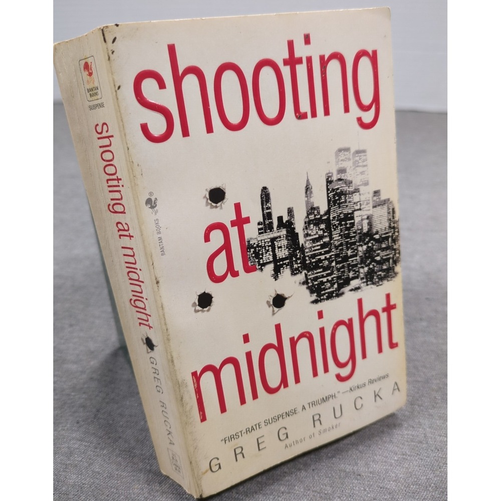 2000 Shooting at Midnight Greg Rucka Atticus Kodiak 4 VTG Bantam Mass Market PB
